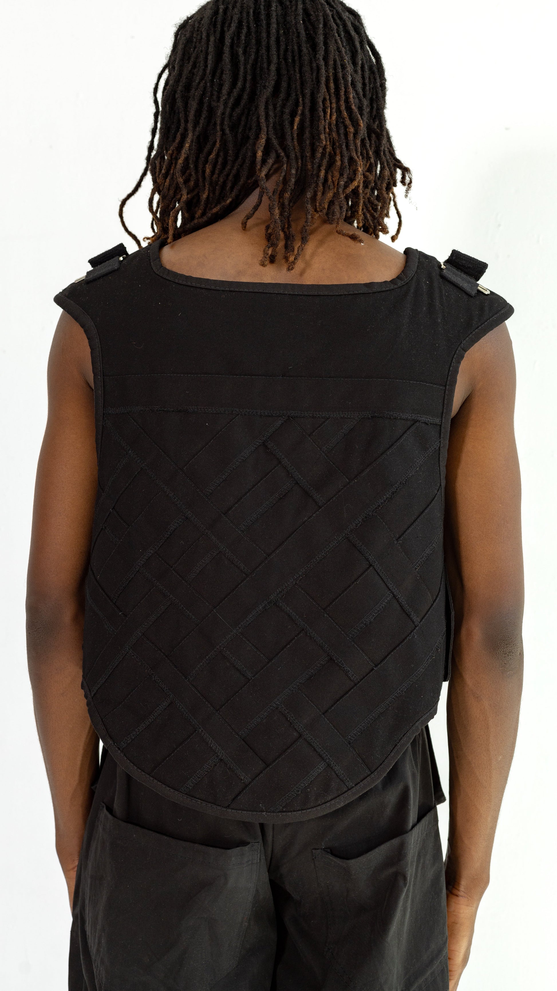 Woven Moto Vest image 4