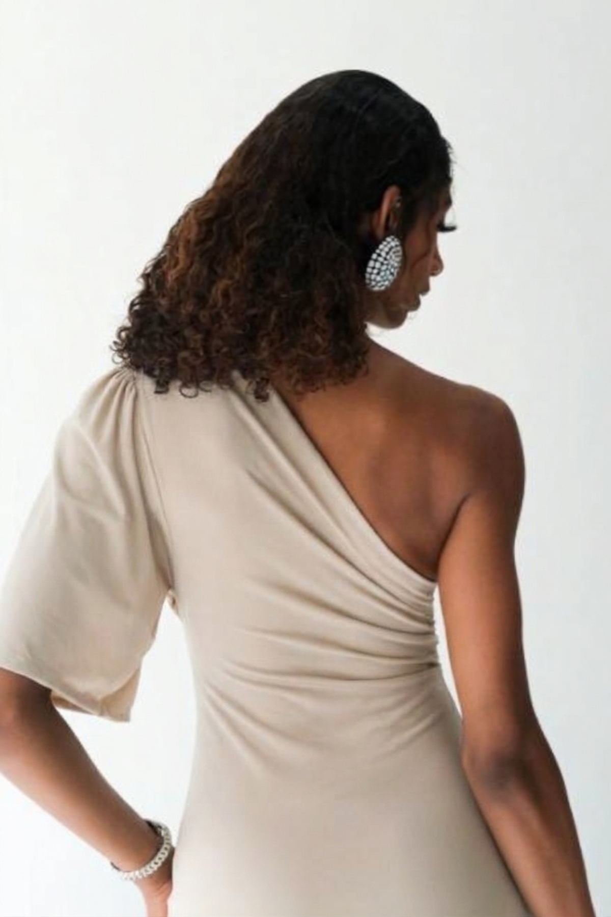 Asymmetric Goddess Gown