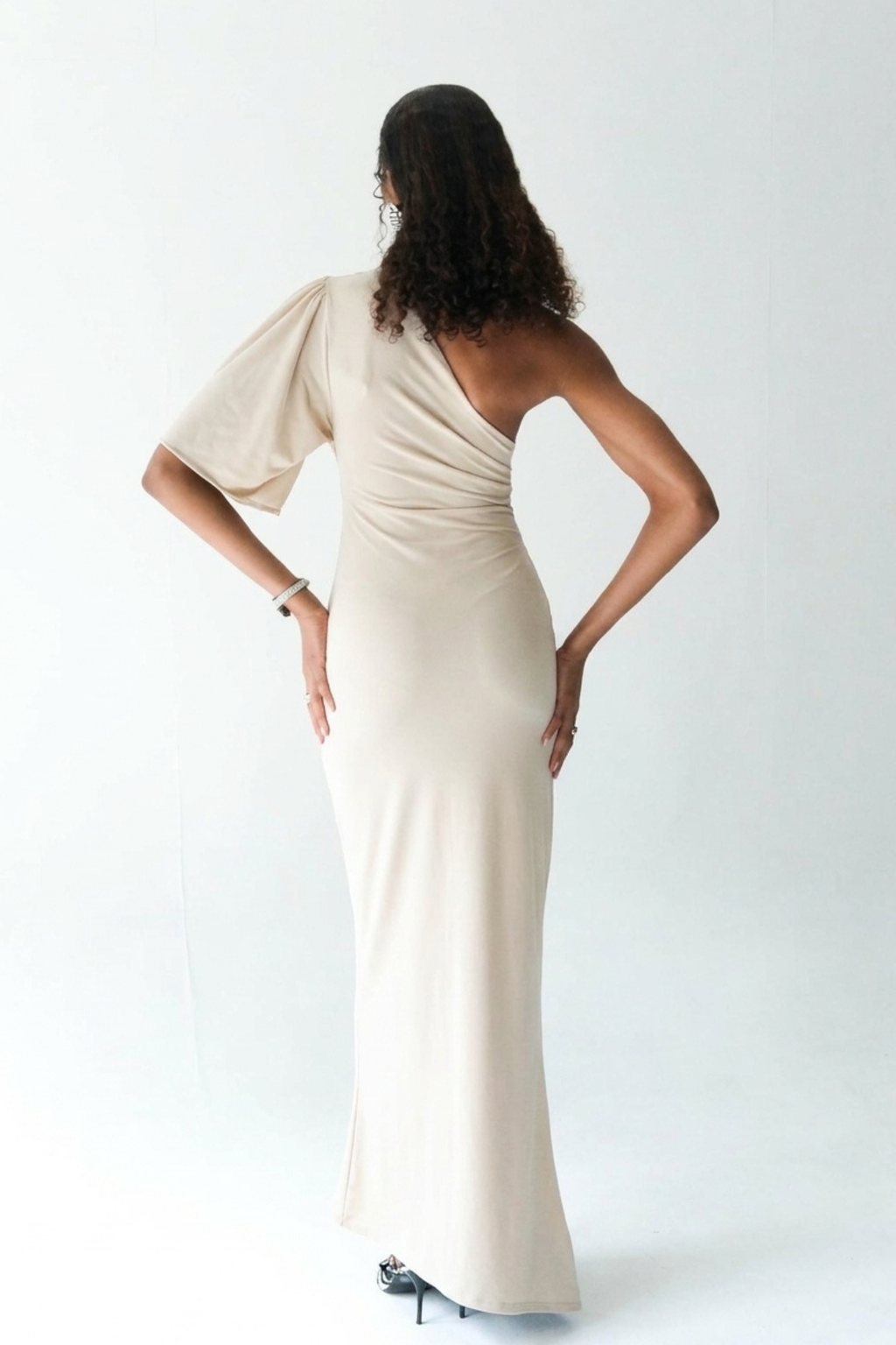 Asymmetric Goddess Gown