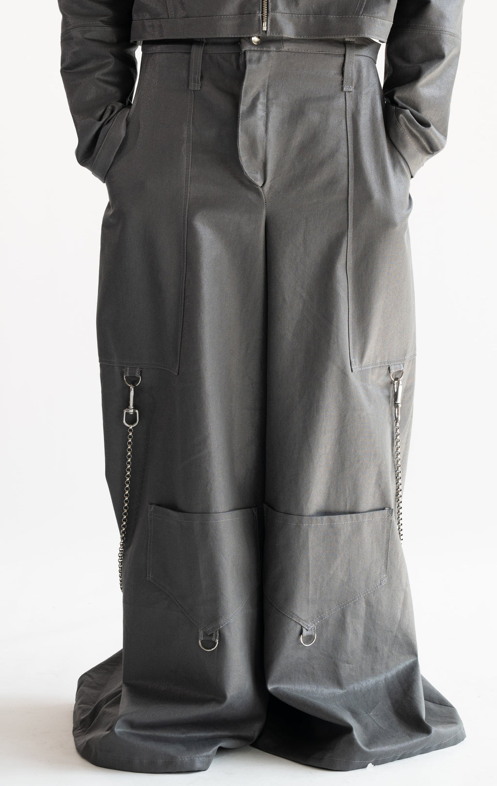 Gray Hip Hugger