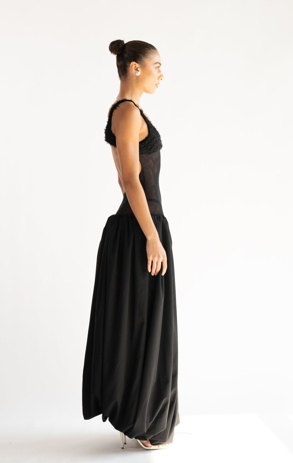 Veiled Blossom Gown