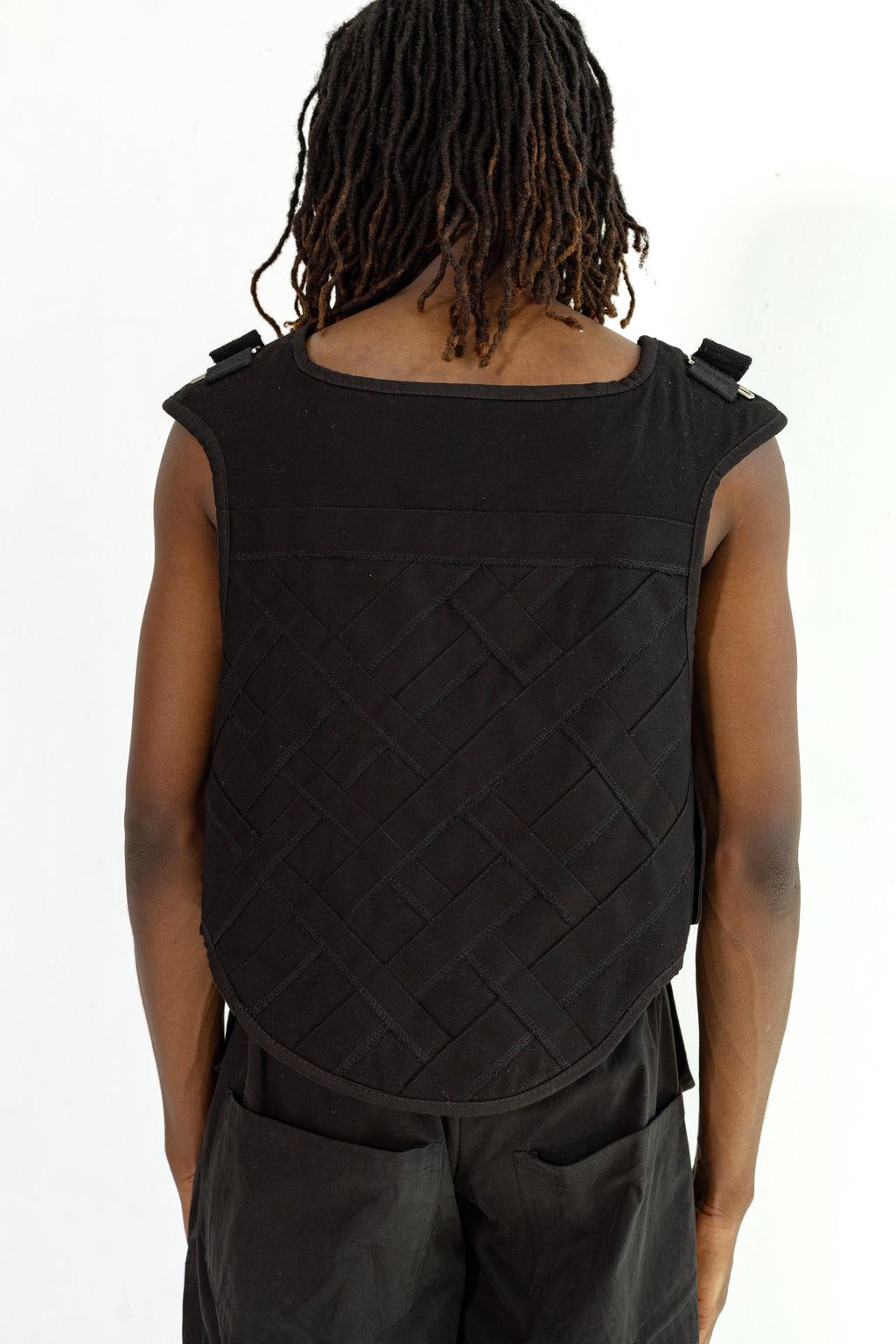 Woven Moto Vest