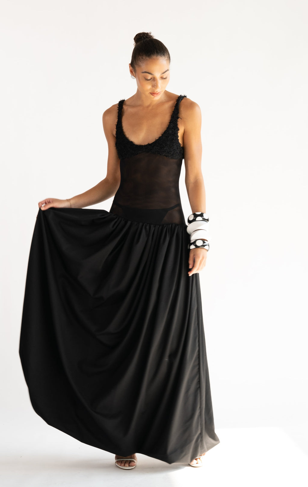 Veiled Blossom Gown