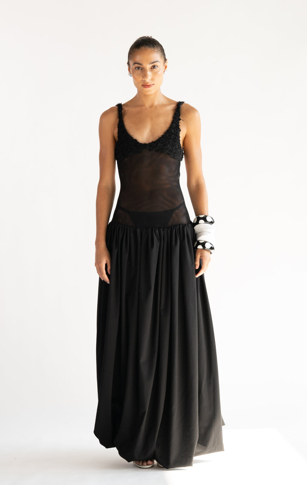 Veiled Blossom Gown