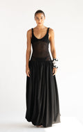 Veiled Blossom Gown