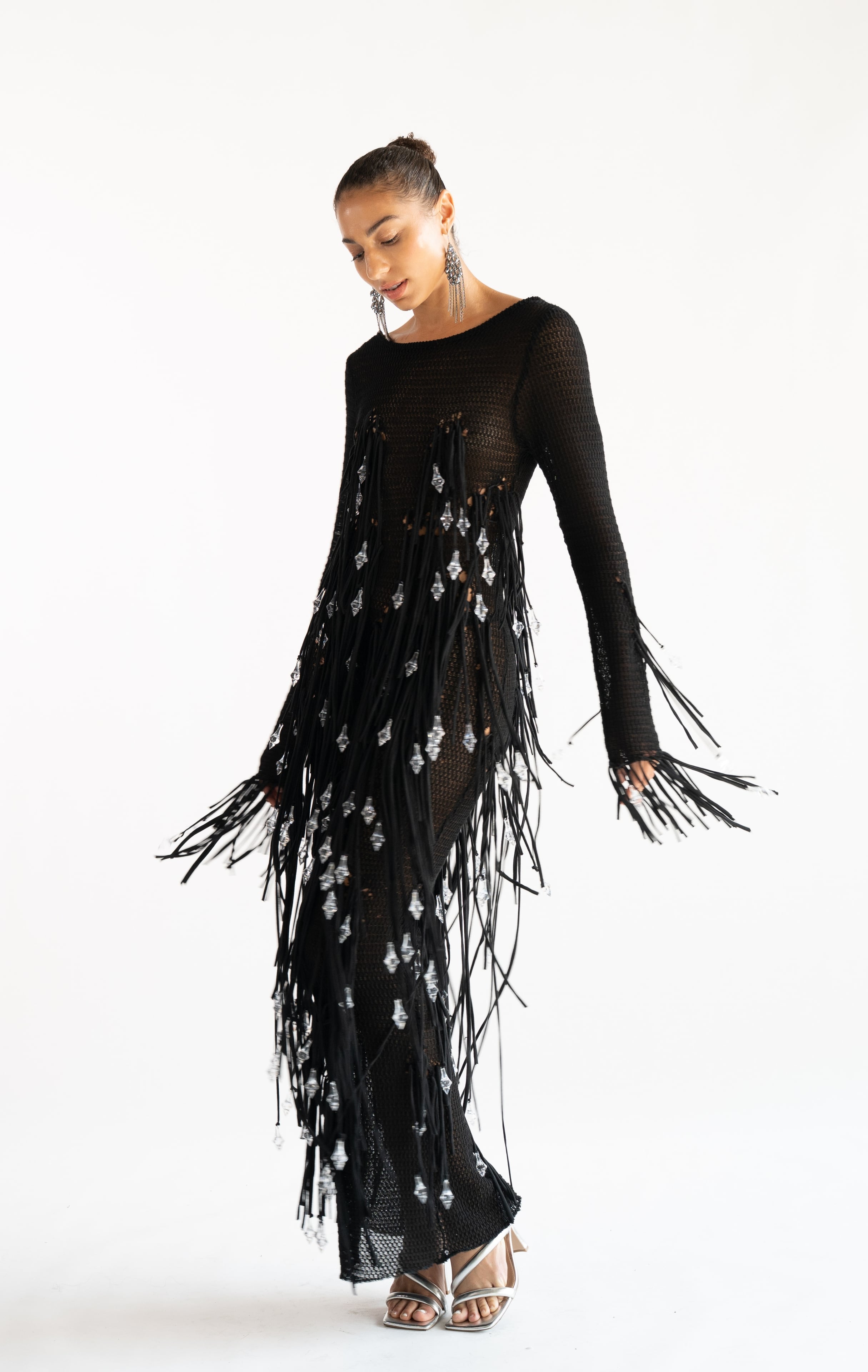Black Widow Cocoon Dress