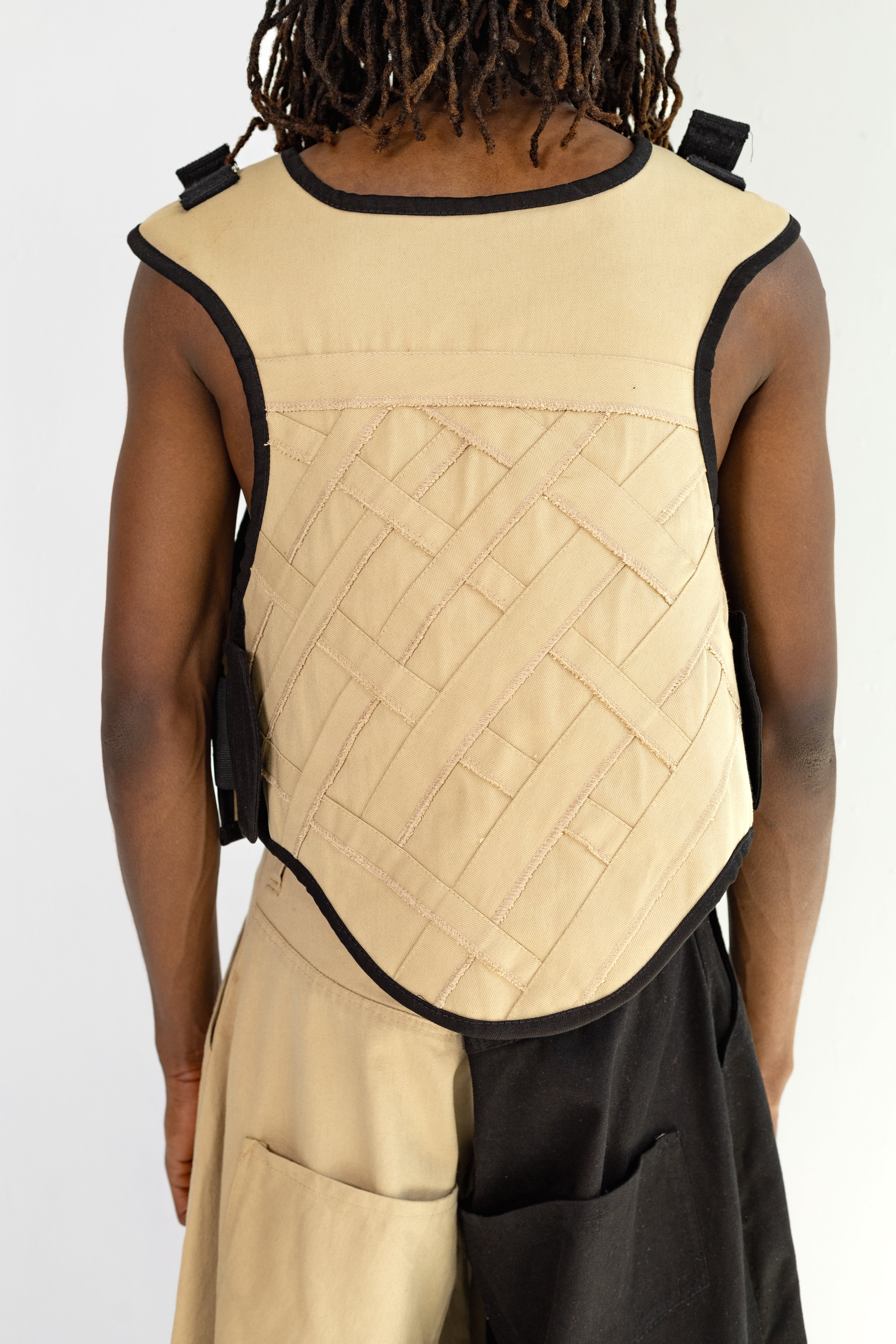 Woven Moto Vest