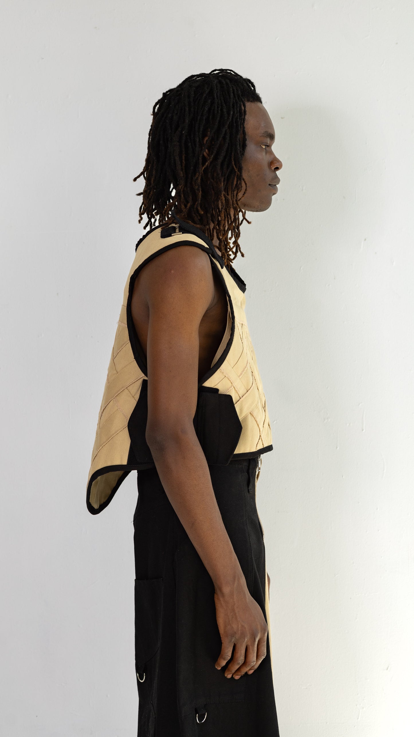 Woven Moto Vest image 2