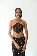 Leopard Mesh Two-Piece Set