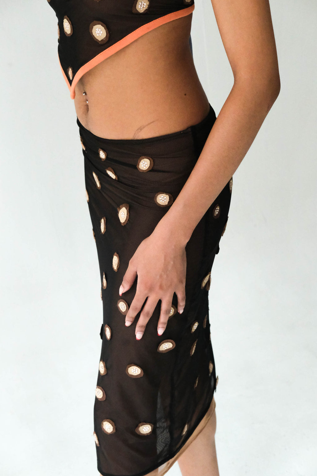 Leopard Mesh Two-Piece Set