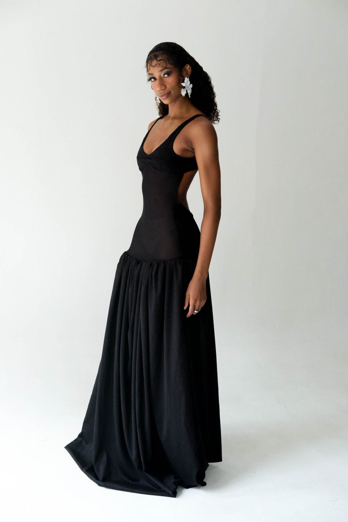 Blossom Drop-Waist Gown