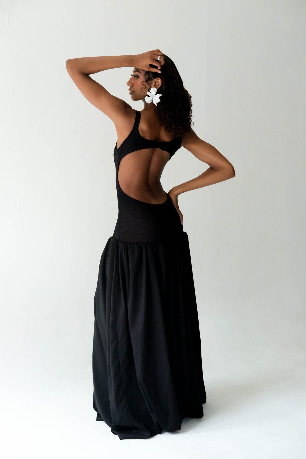 Blossom Drop-Waist Gown