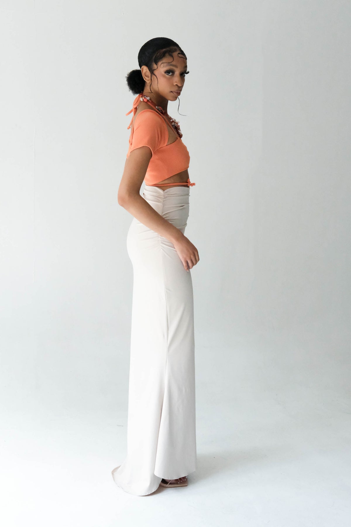 Fluted Column Mermaid Skirt