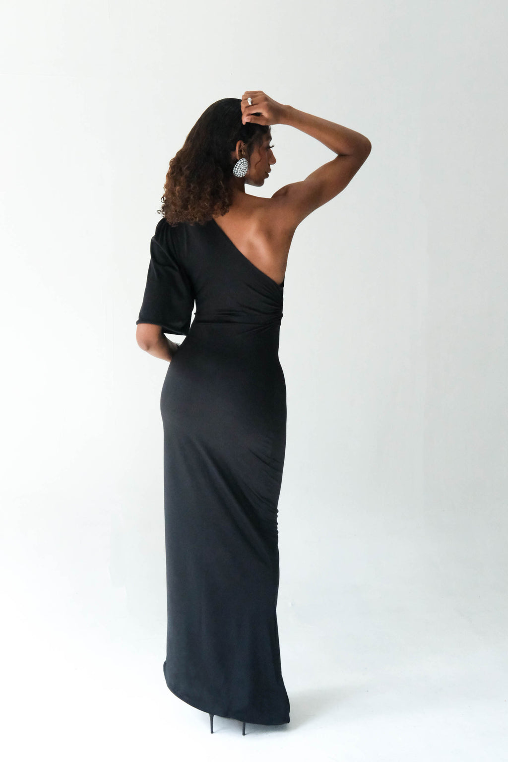 Asymmetric Goddess Gown