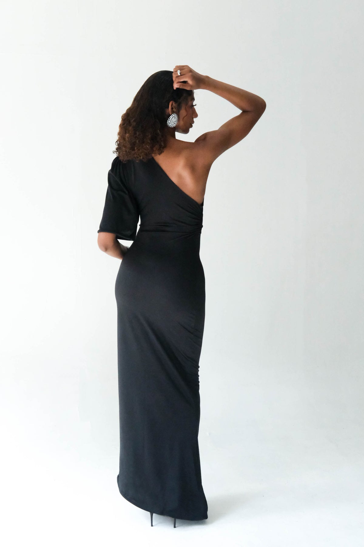 Asymmetric Goddess Gown