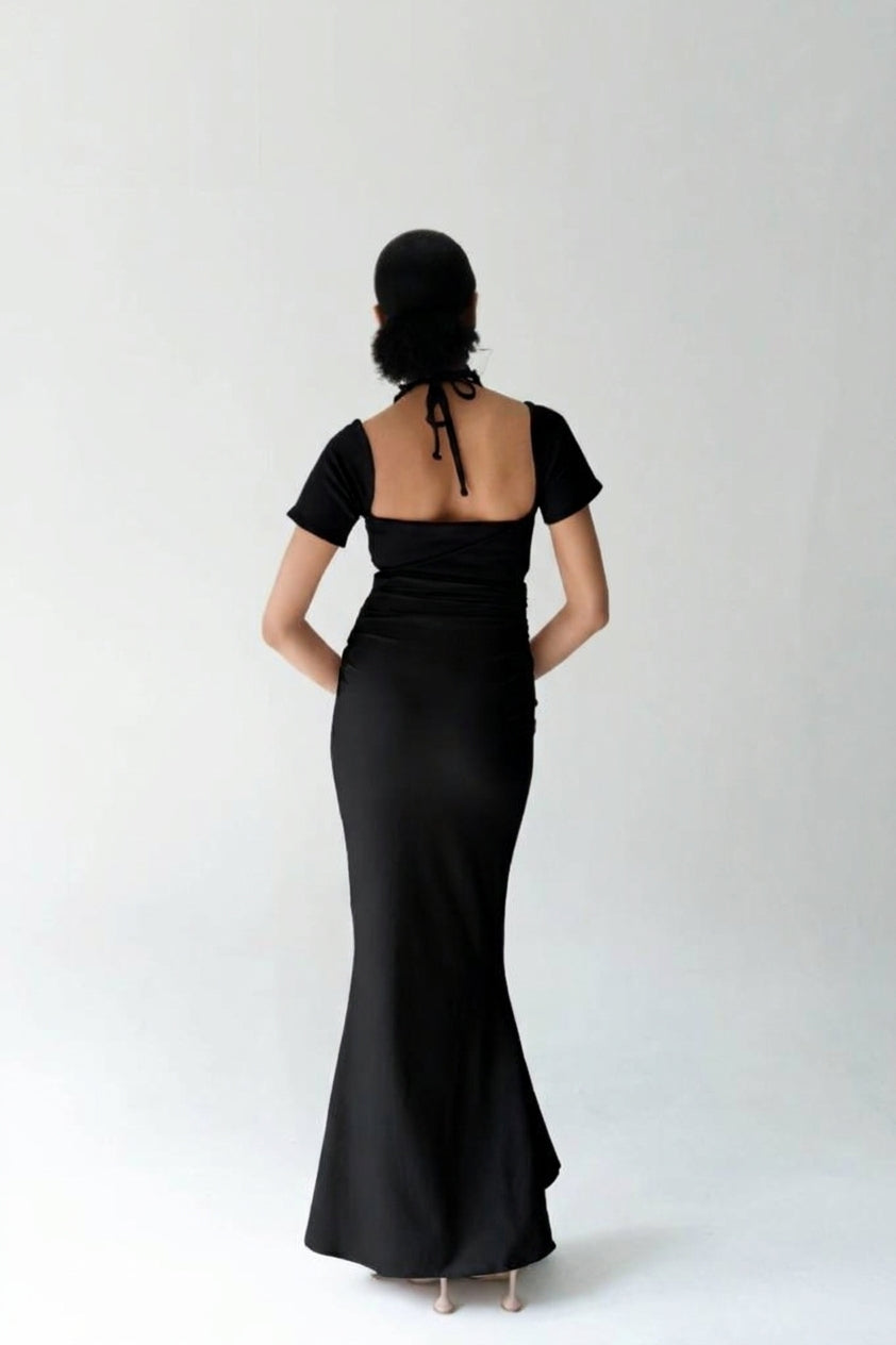 Fluted Column Mermaid Skirt
