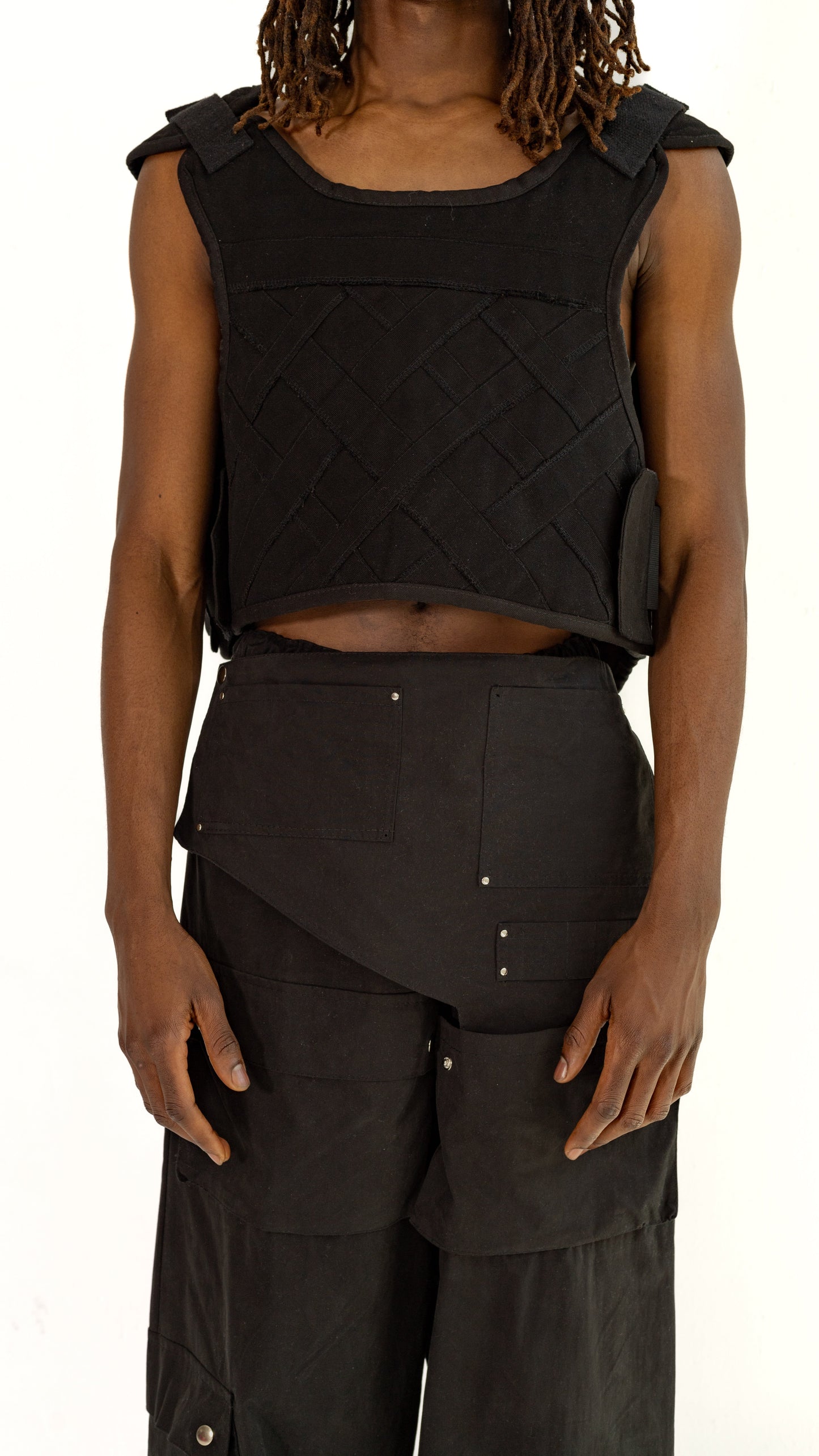 Woven Moto Vest image 5