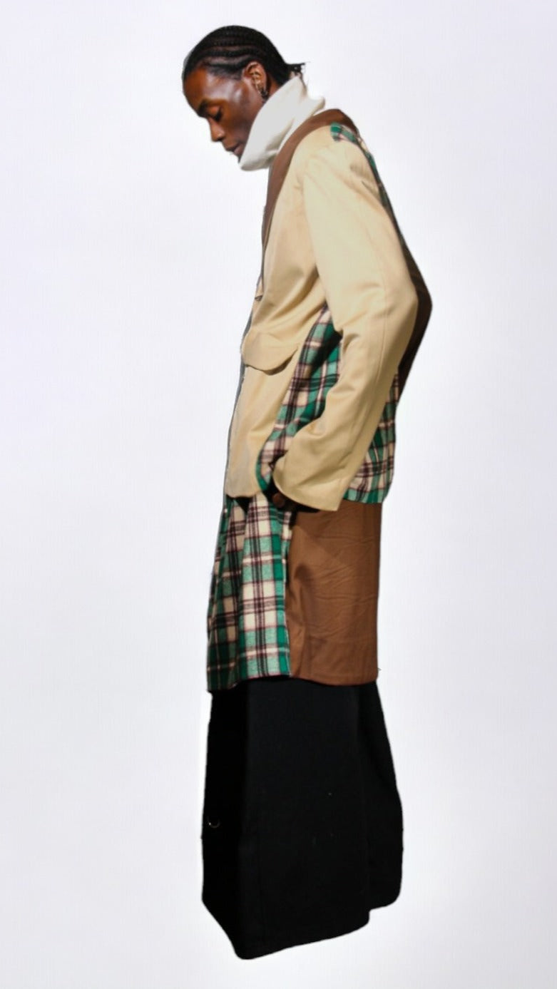 Two-Toned Blocked Blazer image 1